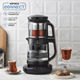 Karaca Robotea Connect 3 in 1 Konuşan Cam Çay Makinesi Rosegold