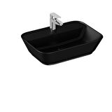 VitrA Geo 7426B083-0041 Dikdörtgen Çanak Lavabo, 60 cm, Mat Siyah