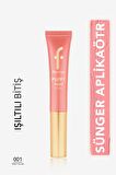 Flormar Puffy Nemlendirici Etkili&Parlak Bitişli Sünger Aplikatörlü Likit Allık-001 Pinky Glow-8682536093866
