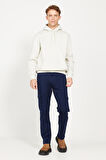 Slim Fit Dar Kesim Kargo Cepli Pamuklu Esnek Pantolon