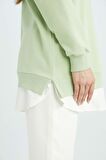 DeFacto Regular Fit Bisiklet Yaka Basic Düz Sweatshirt Tunik A9529AX24AUGN1207