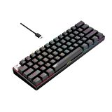 Havit Gamenote KB903L %60 Mekanik Blended Aydınlatma Oyuncu Klavyesi - 61 Tuş - Siyah