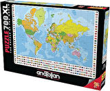 Anatolian Puzzle - Dünya Siyasi Haritası / 700 Parça Puzzle, #2703