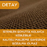 Beylini Çelik Halı Kaymaz Dayanıklı Kesilebilir Yoğun Trafik Alanları Ofis Iş Yolluk Araç Oto Paspası Zemin Döşeme Lateks Taban 9mm Kalınlık