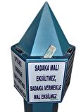 SULTAN AHMET CAMİ 6 KÖŞELİ MİNARE TİPİ KASA ANAHTARLI KUMBARA KAS