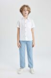 DeFacto Erkek Çocuk Straight Fit Düz Paça Basic Düz Jean Pantolon B5740A824SMNM39