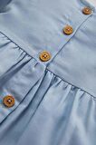 DeFacto Kız Bebek Uzun Kollu Twill Basic Elbise B7735A524SPBE789