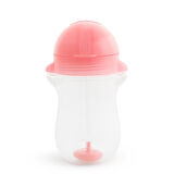 Munchkin Tıklama Kilitli  Uçlu Alıştırma Bardağı,  12ay+296ml Pembe