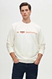 Twn Slim Fit Ekru Düz Sweatshirt 2ECE25ORT0689