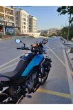 CF MOTO 450 MT Siperlik Ön Cam 2024 Model 55cm Şeffaf Renkli 4mm UZUN CAM