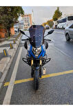 CF MOTO 650 MT Siperlik Ön Cam 2024 Model 56cm siyah Renkli 4mm UZUN CAM