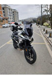 CF MOTO 800 MT Siperlik Ön Cam 2024 Model 57cm açıkfüme Renkli 4mm UZUN CAM