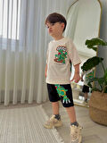 Cg Kids LEGO Dinazor Erkek Çocuk Şortlu Alt Üst Takım