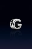 G harf charm 925 ayar gümüş