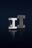 I harf charm 925 ayar gümüş