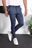 Slim Fit Chino Keten Pantolon