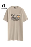 nevermind unisex ciel lune oversize tişört