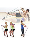 CKSpor Squat Pilates Studio Evde Spor Egzersiz Çubuğu Kalça Basen Sıkılaştırıcı Pilates Barı Plates