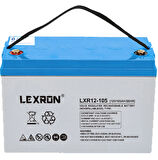 LEXRON Solar Jel Akü 12V 105Ah Deep Cycle 330x171x219