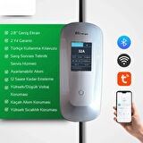22 kW Taşınabilir Hızlı Araç Şarj İstasyonu Çanta ve Dönüştürücü Hediyeli