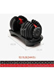 CKSpor  2 Adet 24 kg Ayarlanabilir Mekanizmalı Dambıl Seti (Çiftli)