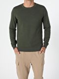 Regular Fit Haki Erkek Kazak