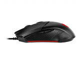 MSI GG CLUTCH GM08 GAMING MOUSE 4.200 DPI PIXART PAW3519 OPTIK SENSOR RED LED 1.8M KABLO AYARLANABILIR AGIRLIK ALTIN KAPLAMA USB BAG