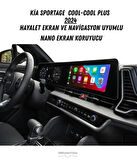 Kia Sportage Cool,Cool Plus 2024 Dijital Gösterge ve Navigasyon Uyumlu Nano Ekran Koruyucu