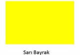 Cankurtaran Bayrak - SARI 50*75 cm