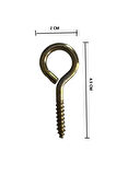 Kapalı Piton Kanca 19x60 (Boyut 20mm*45mm) (10 Adet)