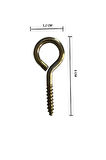 Kapalı Piton Kanca 17x50 (Boyut 12mm*30mm) (10 Adet)