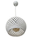 Sarkıt İp Top Avize 20cm Başlık AMPUL DAHİL DEĞİLDİR (70cm Kablo)