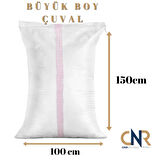 100x150 Büyük Boy Harar Çuval Ev Taşıma Moloz Tekstil Saman Vb. 10 Adet