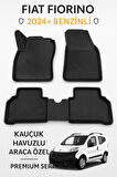 Fiat Fiorino Benzinli 2024 Sonrası Uyumlu 3D Kauçuk Oto Paspas – Premium Seri