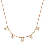 ​925 Ayar Gümüş Annem Yazılı Kadın Gümüş Kolye