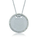 Gümüş Ayete-l Kürsi Plaka Kolye