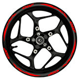 CBF kırmızı yazılı  kırmızı pençe şeritli