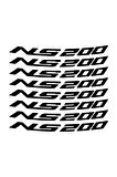 Bajaj Pulsar NS200 Jant İçi Sticker Etiket Modeli