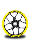 Mt - 10 Sp Yazılı 8Li Jant İçi Yazı Sticker Etiket