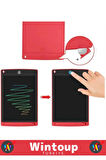 Özel Model Dijital Kalemli Çocuk Eğitim Tableti Grafik Not Ödev Resim LCD Writing Tablet Kırmızı
