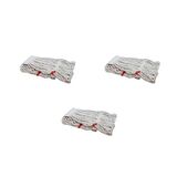 Cod-Ex Dar Yedek Islak Mop Püskül Paspas Başlığı - Pamuklu - Beyaz - 17 Cm. - 450 Gr. - 3 Adet