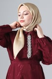 Harem Scarf Como Saten Eşarp V-73