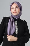 Harem Scarf Como Saten Eşarp V-86