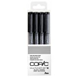 Copic Multiliner Siyah 4lü Set (0,05, 0,1, 0,3, 0,5)