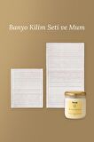2'li Banyo Seti Hat Paspas Seti + Midsummer Banyo Mumu