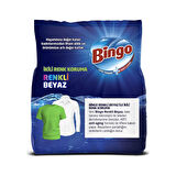 Bingo Matik Renkli Beyaz 4 kg 2'Li Paket Beyazlar ve Renkliler için Toz Çamaşır Deterjanı