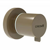 Creavit Aç Kapa Ara Kesme Valfi 1/2-1/2" Cappucino Mat - AC50L.CCM