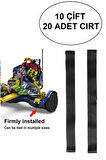 Hoverkart Hoverboard  Tüm Modeller ile Uyumlu Cırt 10 Çift 20 Adet