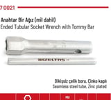 Kovan Anahtar (Buji Anahtarı) 21mm