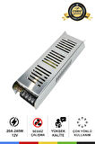 12V 20 Amper 240 Watt Metal Dar Kasa Fansız Adaptör – Sessiz ve Güçlü Güç Kaynağı